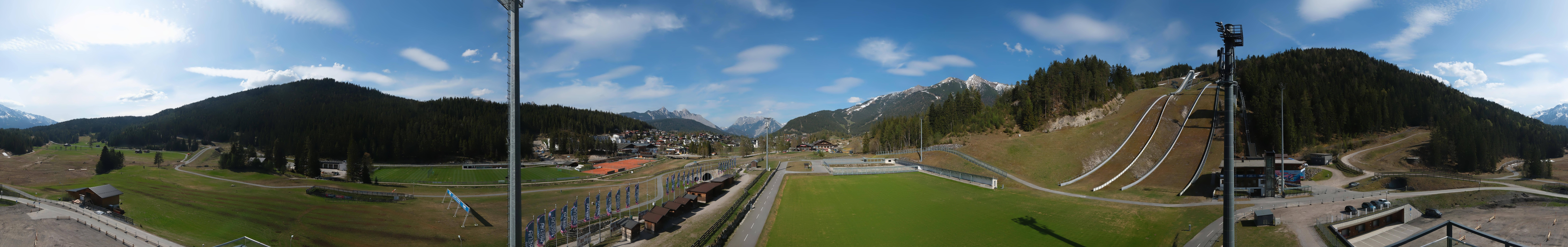 Archiv Foto Webcam Seefeld: Rundblick Casino Arena
