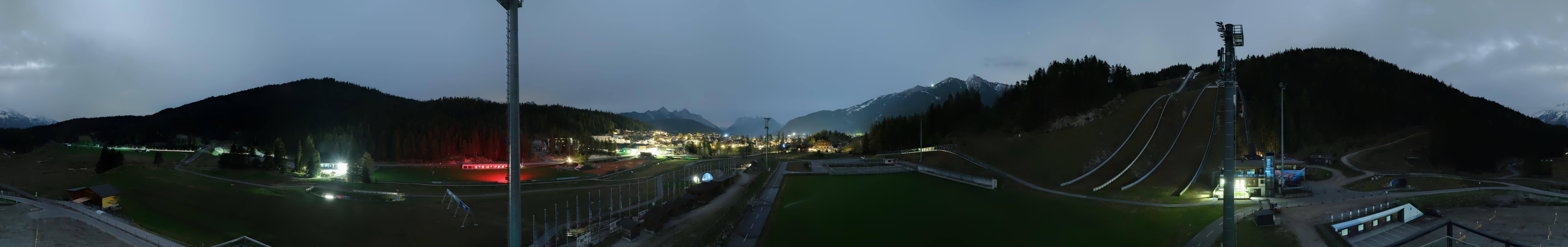 Archiv Foto Webcam Seefeld: Rundblick Casino Arena