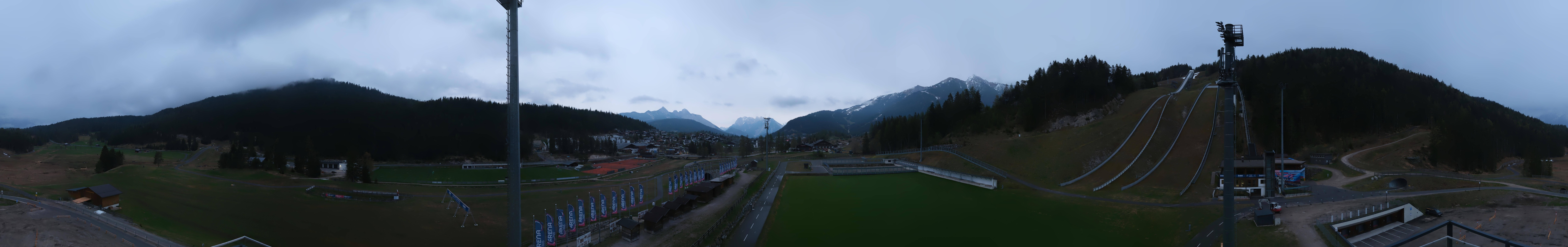 Archiv Foto Webcam Seefeld: Rundblick Casino Arena