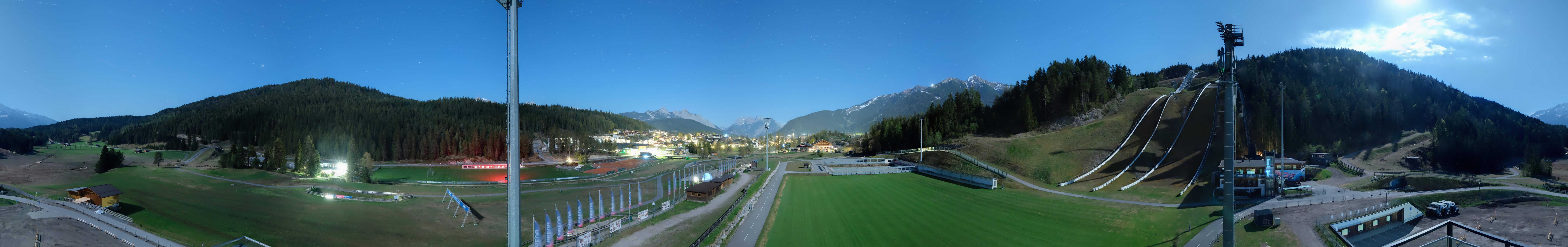 Archiv Foto Webcam Seefeld: Rundblick Casino Arena