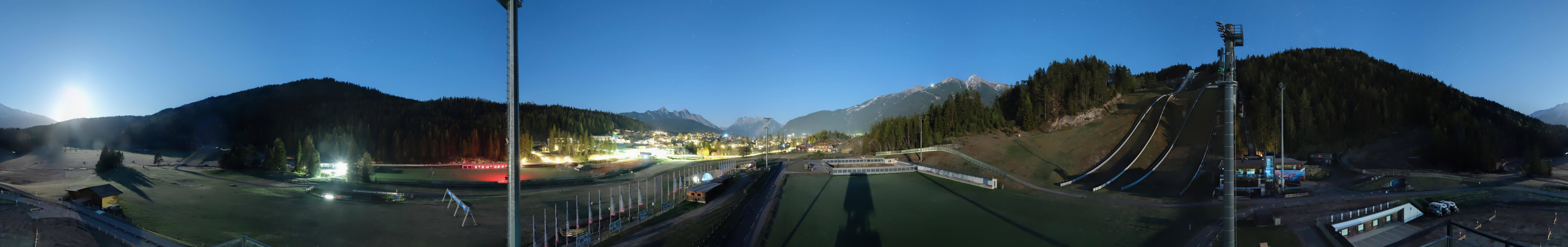 Archiv Foto Webcam Seefeld: Rundblick Casino Arena