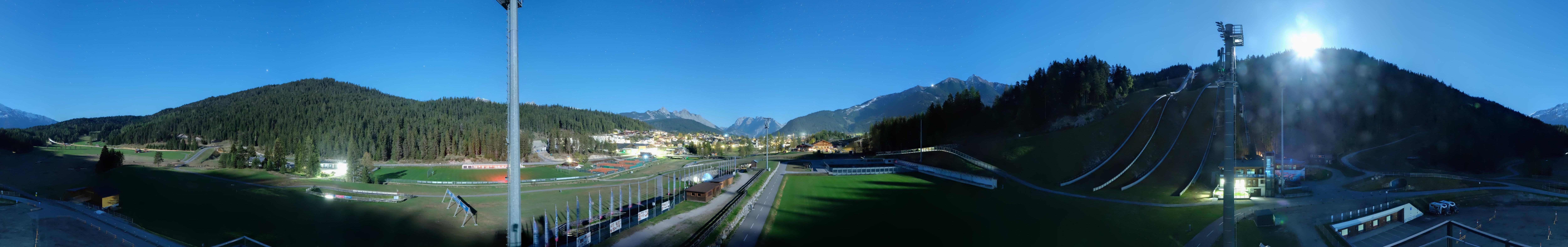 Archiv Foto Webcam Seefeld: Rundblick Casino Arena
