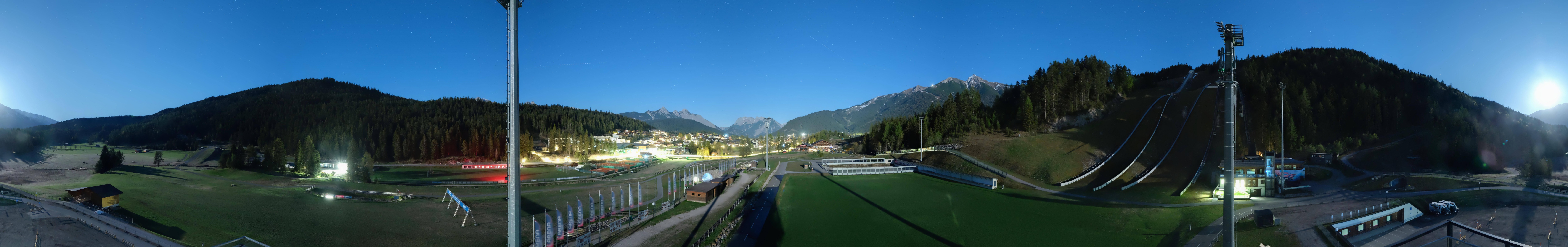 Archiv Foto Webcam Seefeld: Rundblick Casino Arena