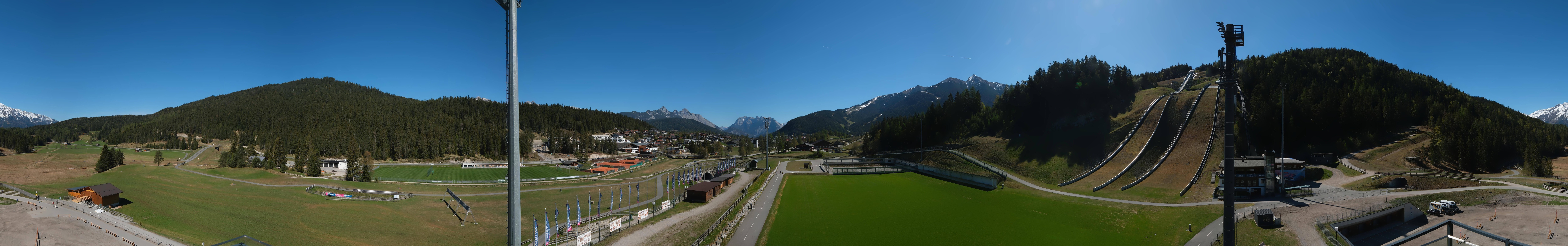 Archiv Foto Webcam Seefeld: Rundblick Casino Arena