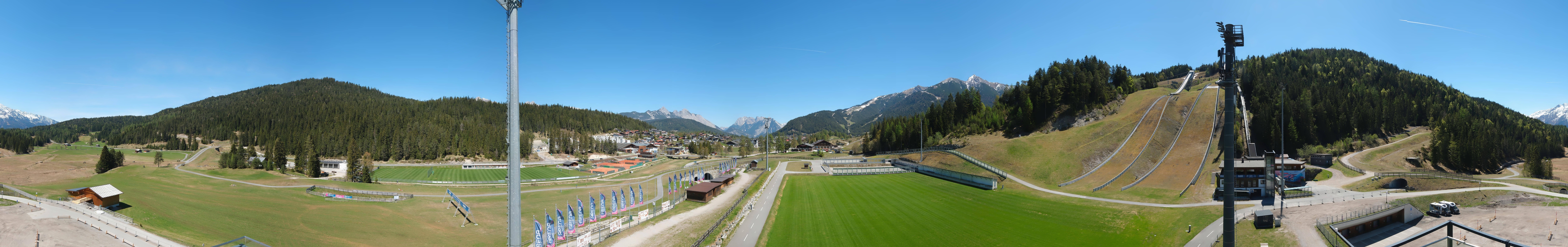 Archiv Foto Webcam Seefeld: Rundblick Casino Arena