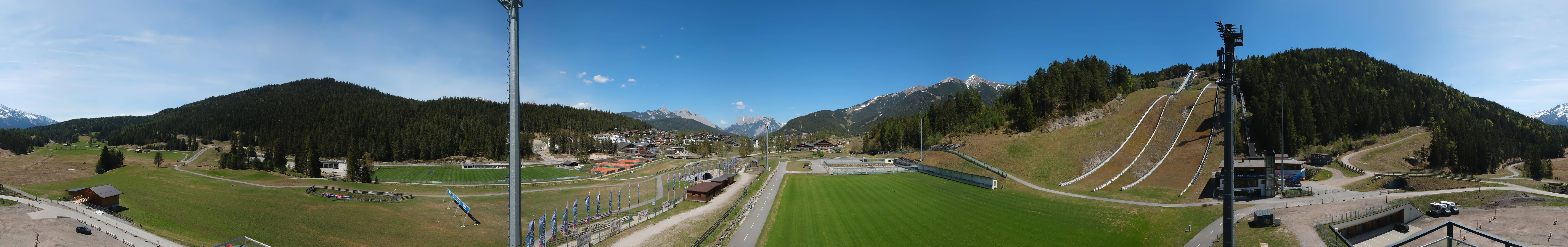 Archiv Foto Webcam Seefeld: Rundblick Casino Arena
