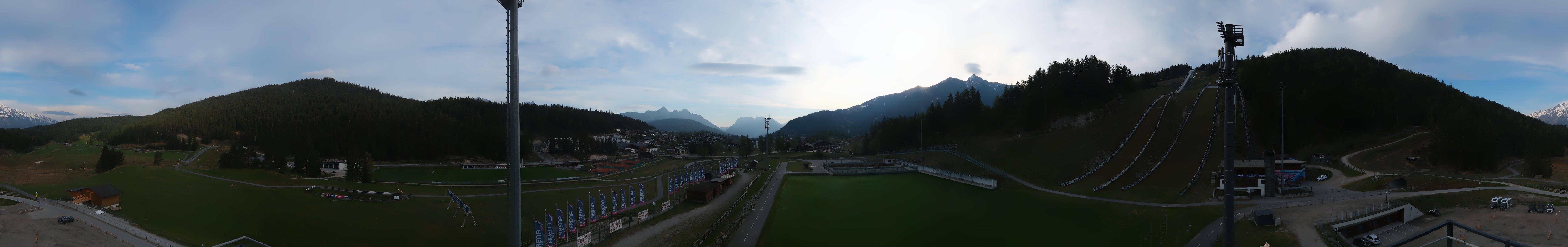 Archiv Foto Webcam Seefeld: Rundblick Casino Arena