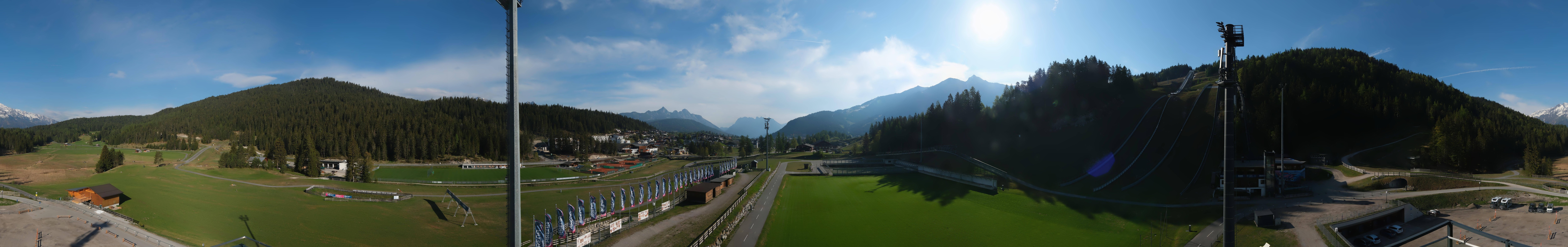 Archiv Foto Webcam Seefeld: Rundblick Casino Arena