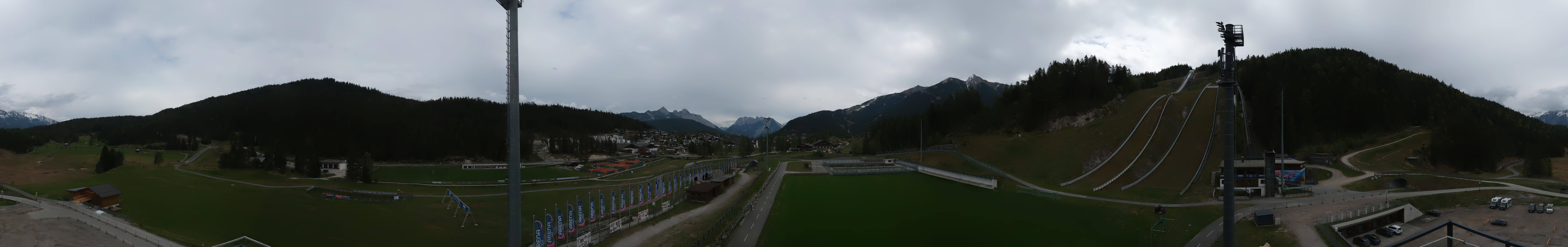 Archived image Webcam Panoramic view Seefeld Casino Arena