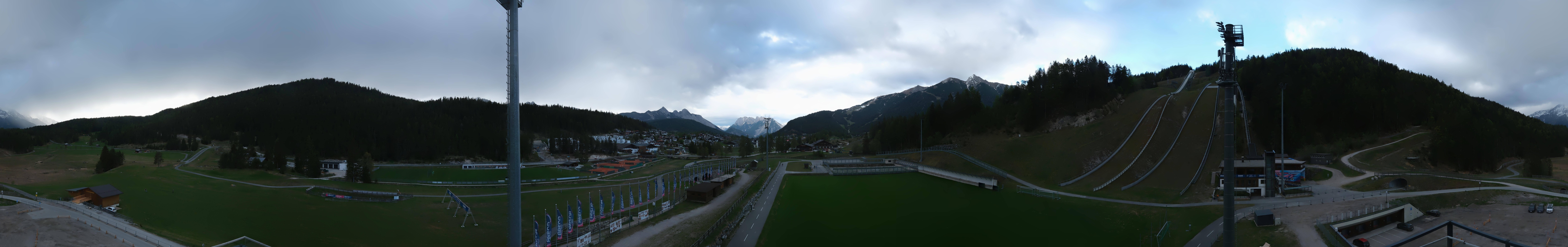 Archiv Foto Webcam Seefeld: Rundblick Casino Arena