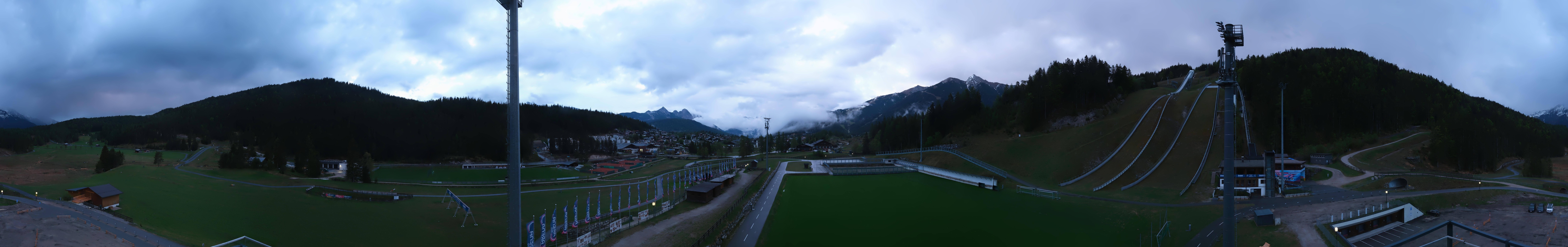 Archiv Foto Webcam Seefeld: Rundblick Casino Arena