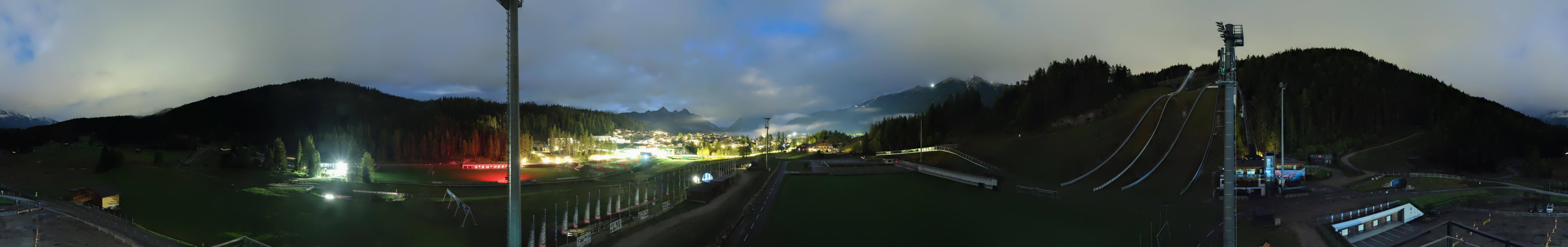 Archiv Foto Webcam Seefeld: Rundblick Casino Arena