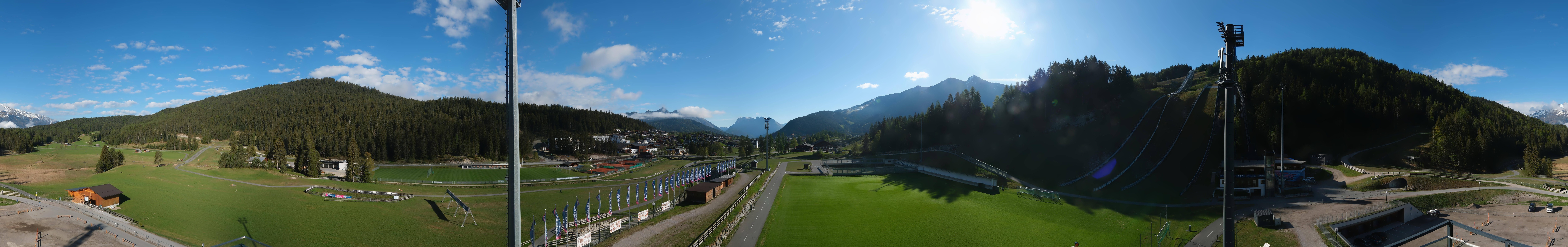 Archiv Foto Webcam Seefeld: Rundblick Casino Arena