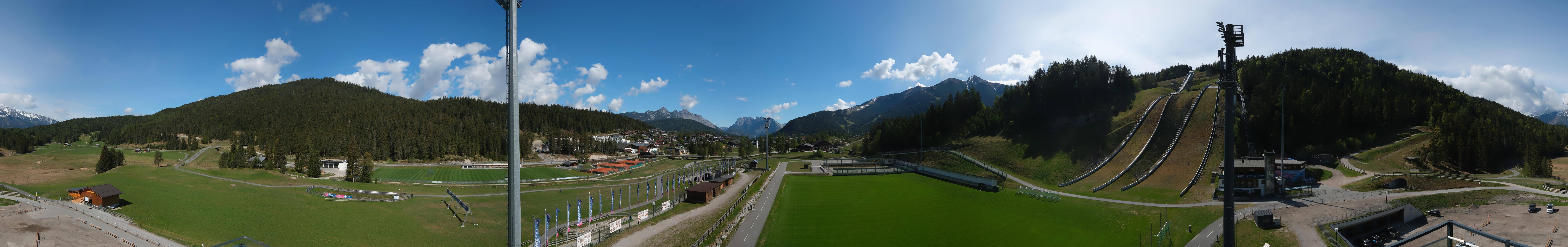 Archiv Foto Webcam Seefeld: Rundblick Casino Arena