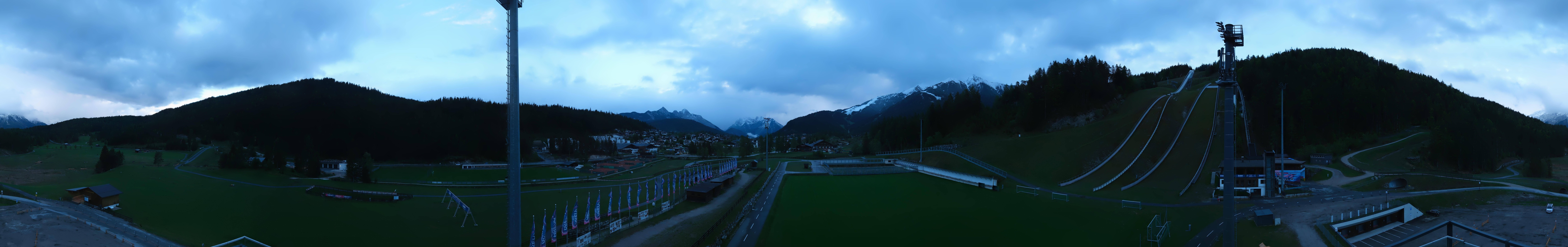 Archiv Foto Webcam Seefeld: Rundblick Casino Arena