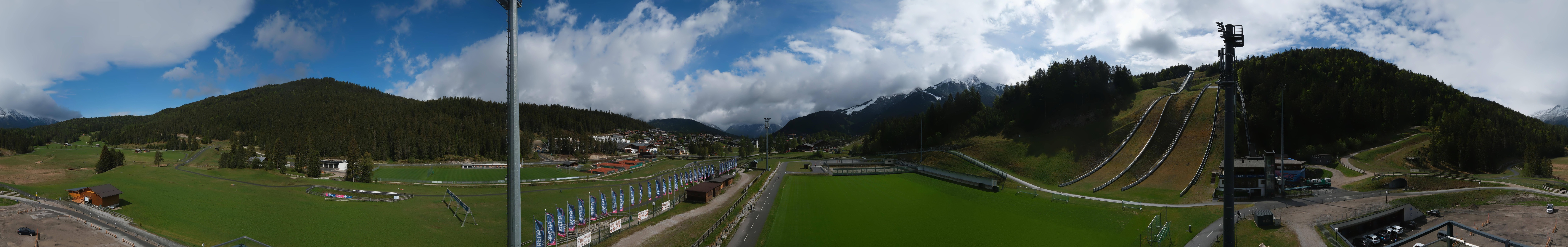 Archiv Foto Webcam Seefeld: Rundblick Casino Arena