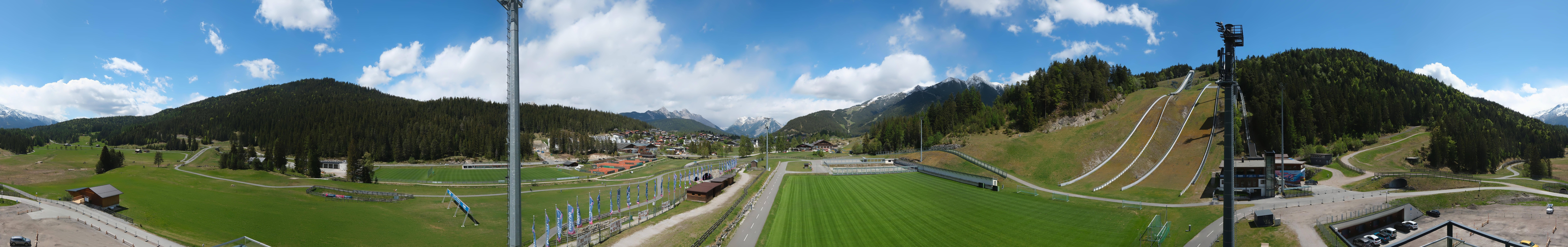 Archiv Foto Webcam Seefeld: Rundblick Casino Arena