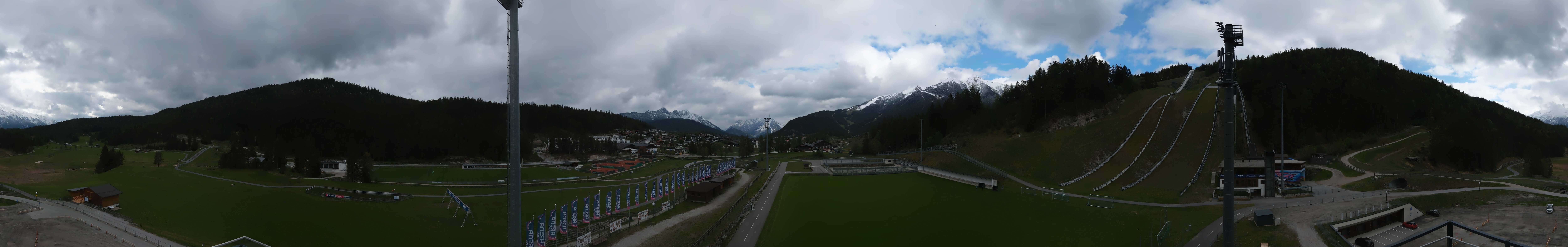 Archiv Foto Webcam Seefeld: Rundblick Casino Arena