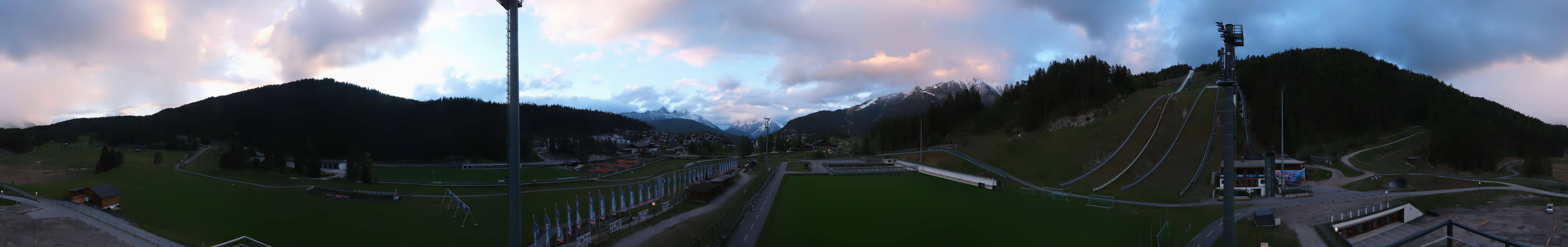 Archiv Foto Webcam Seefeld: Rundblick Casino Arena