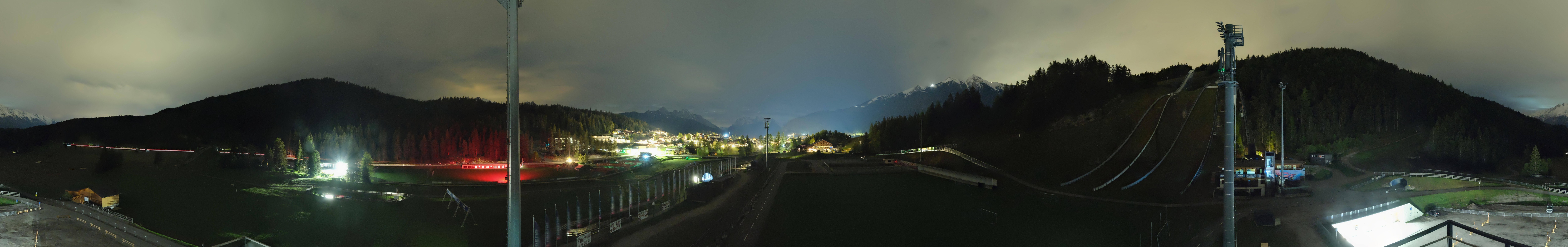 Archiv Foto Webcam Seefeld: Rundblick Casino Arena