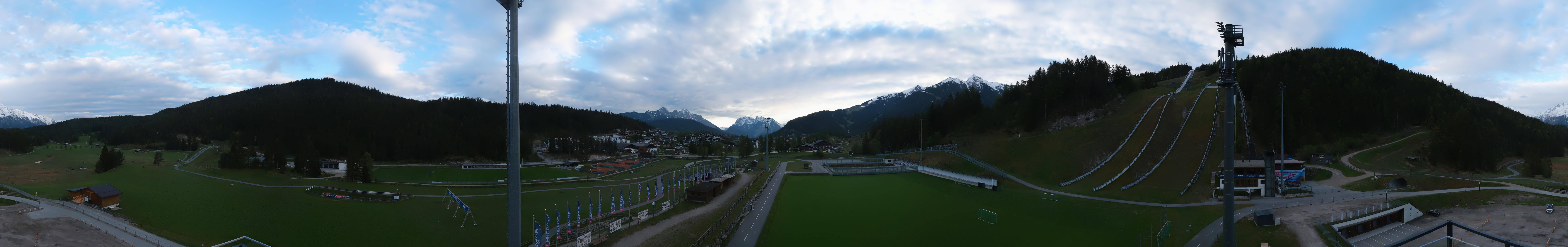 Archiv Foto Webcam Seefeld: Rundblick Casino Arena