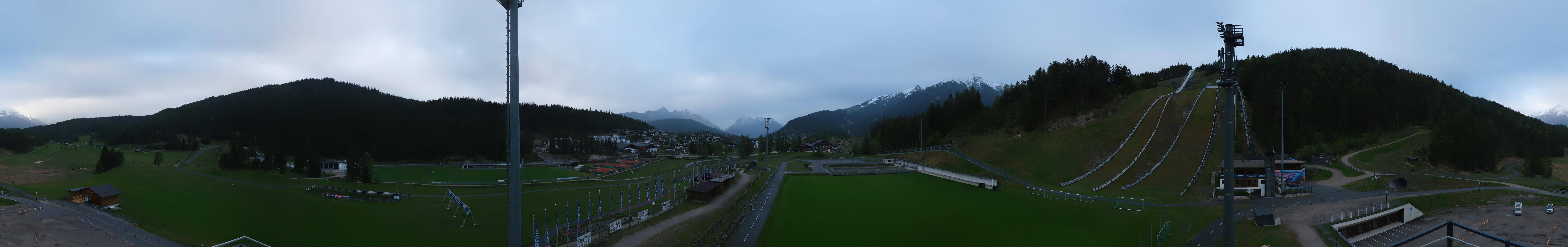 Archiv Foto Webcam Seefeld: Rundblick Casino Arena