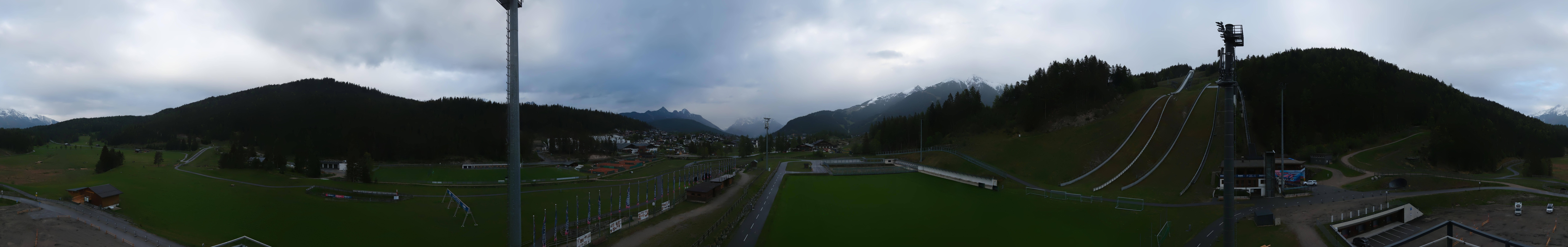 Archiv Foto Webcam Seefeld: Rundblick Casino Arena