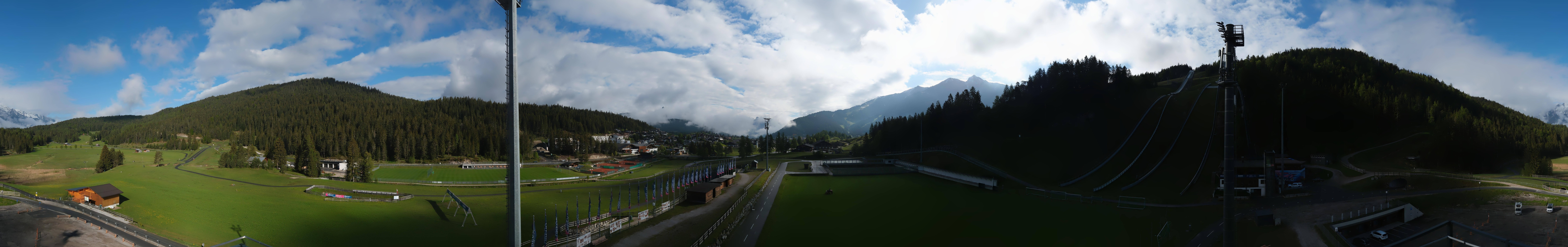 Archiv Foto Webcam Seefeld: Rundblick Casino Arena