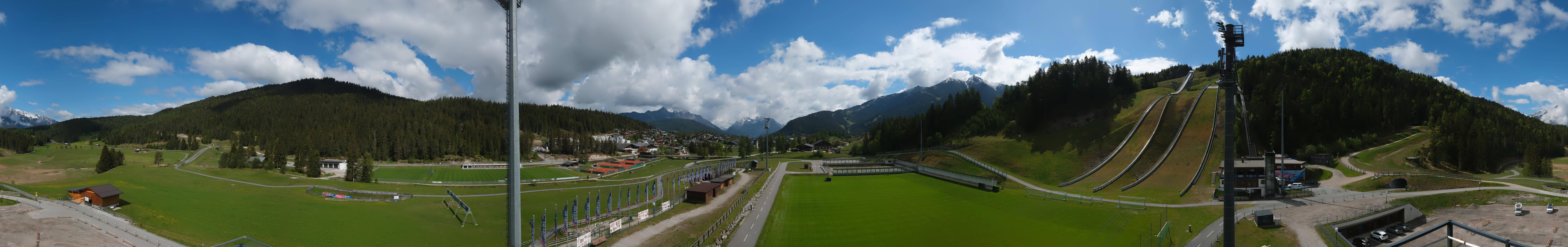 Archiv Foto Webcam Seefeld: Rundblick Casino Arena