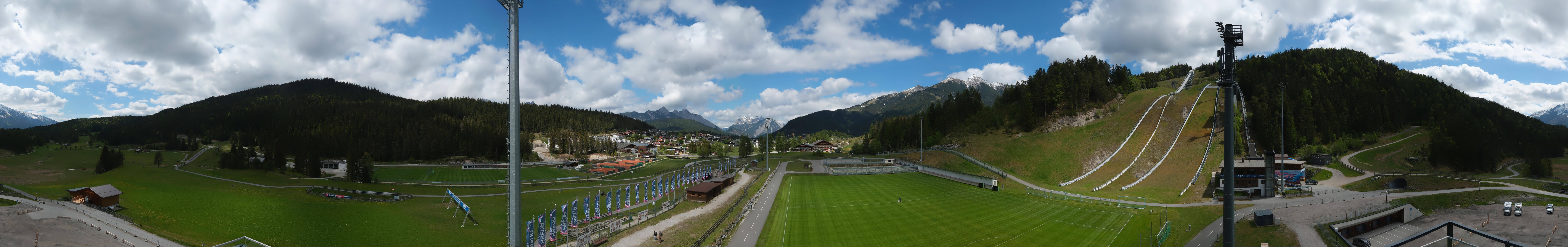 Archiv Foto Webcam Seefeld: Rundblick Casino Arena