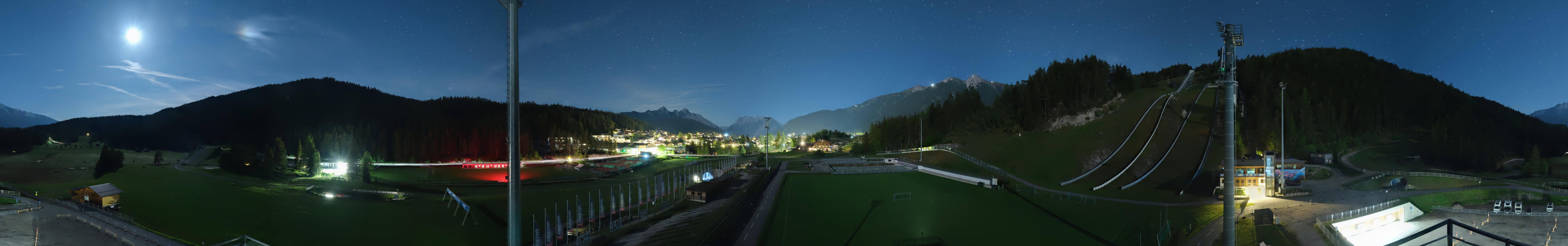 Archiv Foto Webcam Seefeld: Rundblick Casino Arena