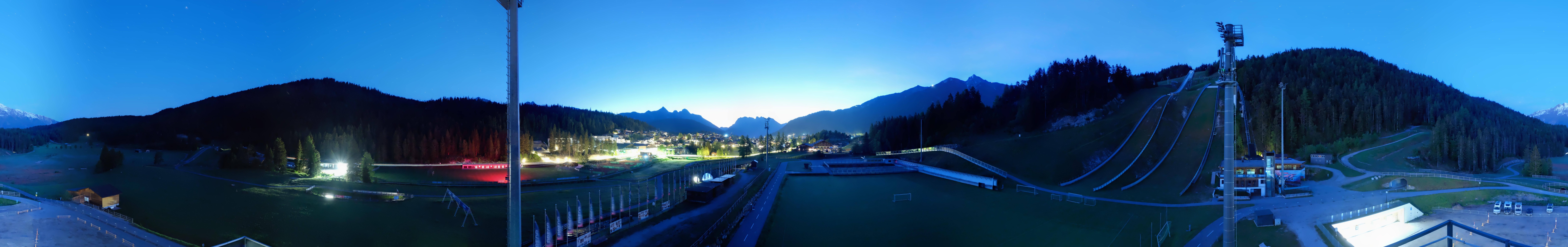 Archiv Foto Webcam Seefeld: Rundblick Casino Arena