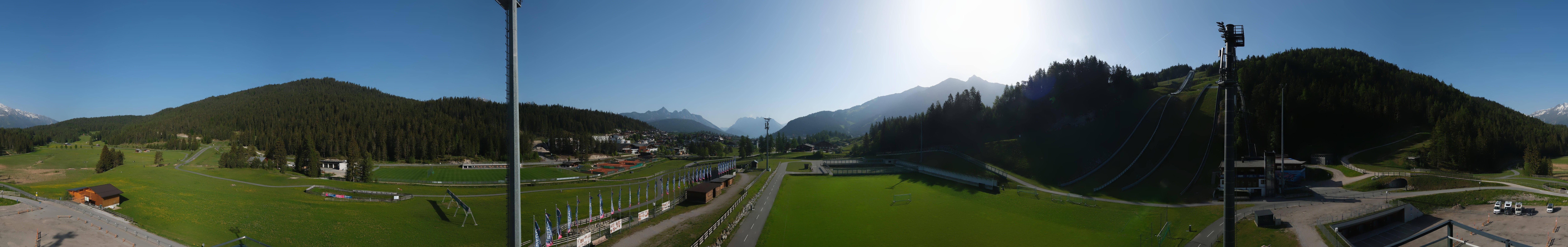 Archiv Foto Webcam Seefeld: Rundblick Casino Arena