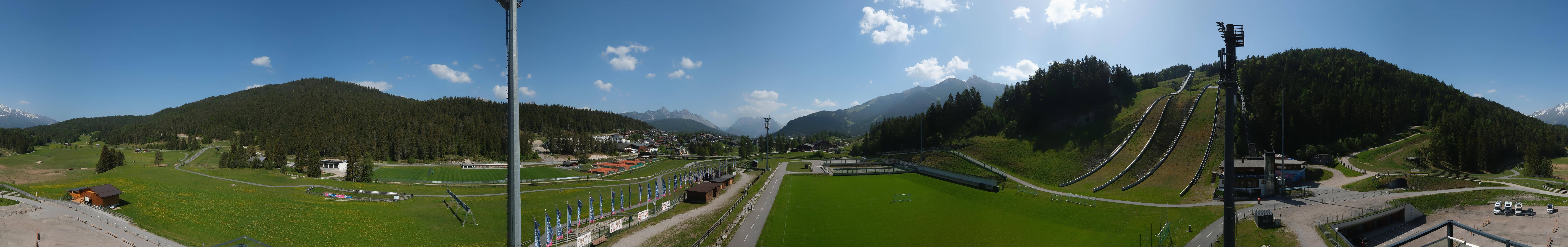 Archiv Foto Webcam Seefeld: Rundblick Casino Arena