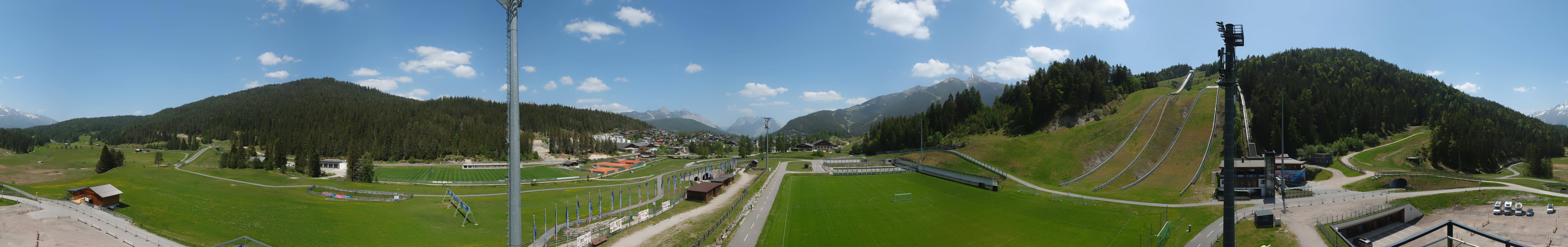 Archiv Foto Webcam Seefeld: Rundblick Casino Arena
