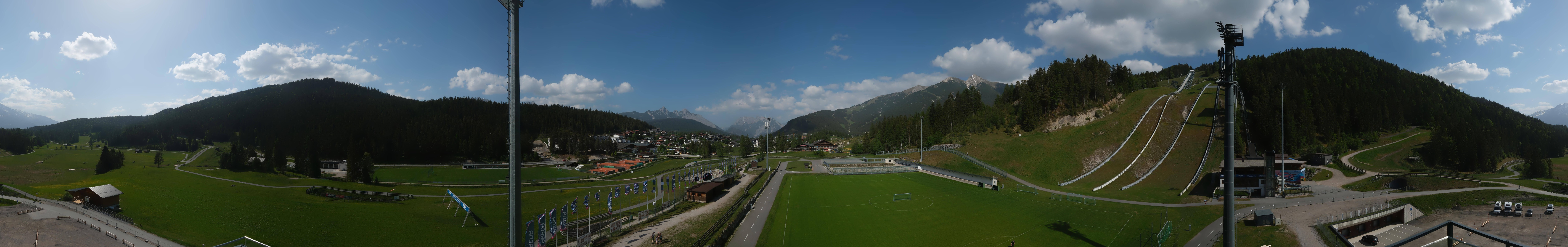 Archiv Foto Webcam Seefeld: Rundblick Casino Arena