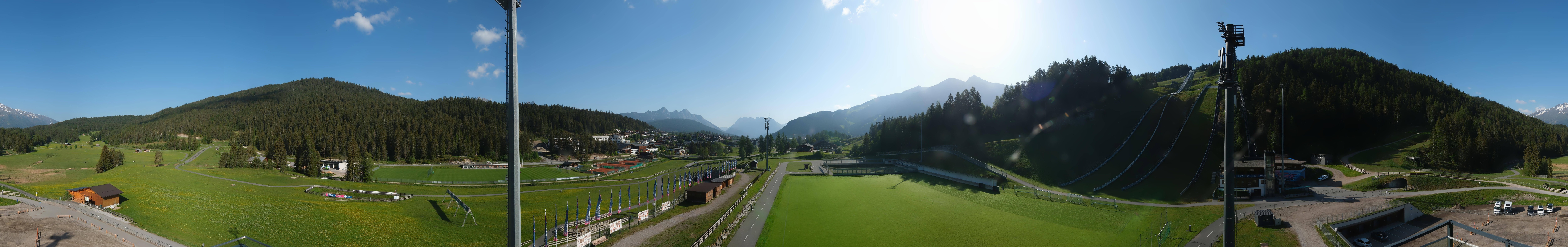 Archiv Foto Webcam Seefeld: Rundblick Casino Arena