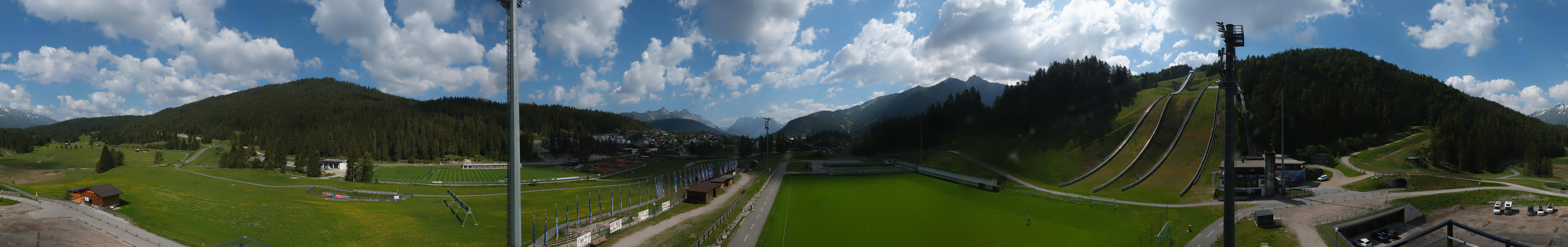 Archiv Foto Webcam Seefeld: Rundblick Casino Arena