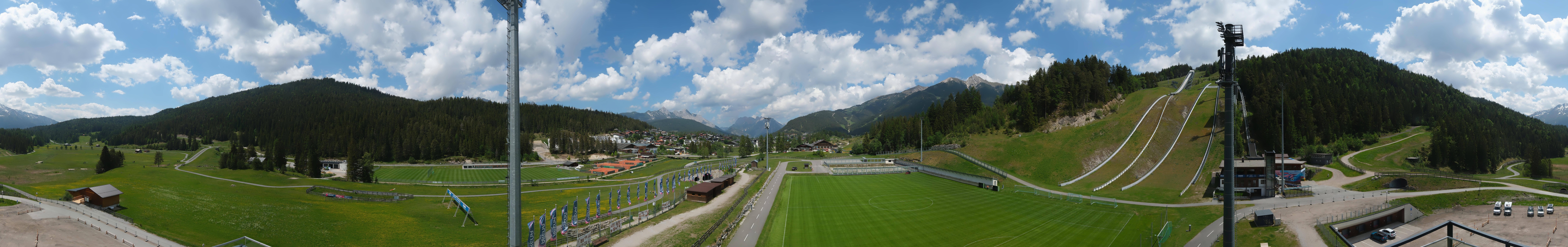 Archiv Foto Webcam Seefeld: Rundblick Casino Arena