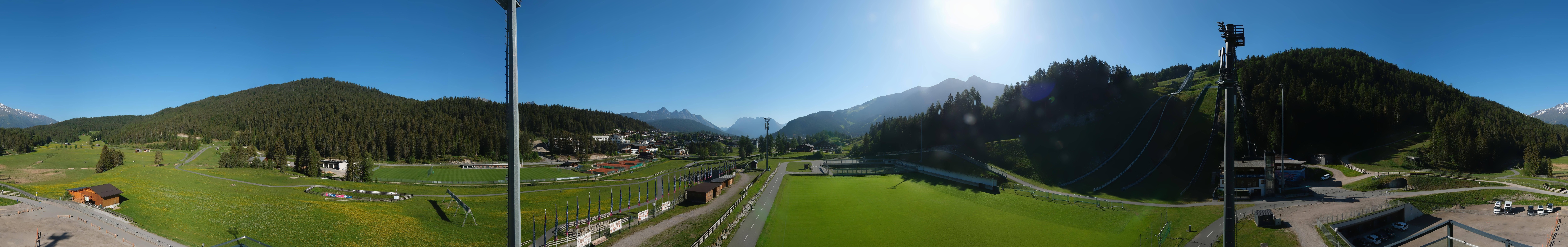 Archiv Foto Webcam Seefeld: Rundblick Casino Arena