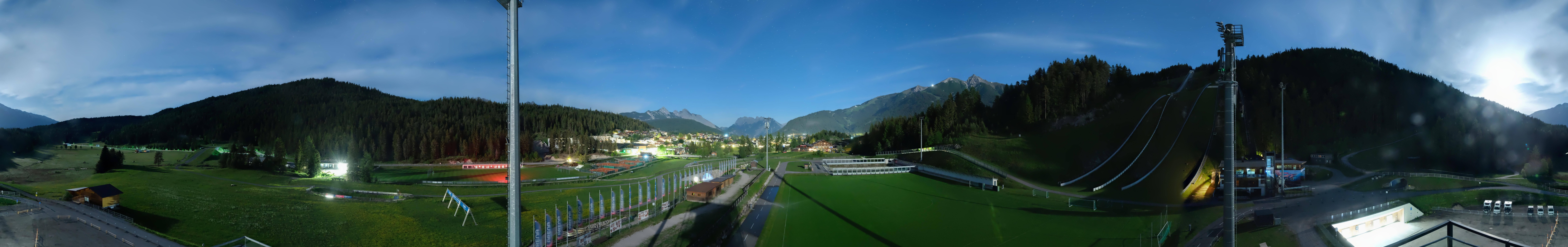 Archiv Foto Webcam Seefeld: Rundblick Casino Arena