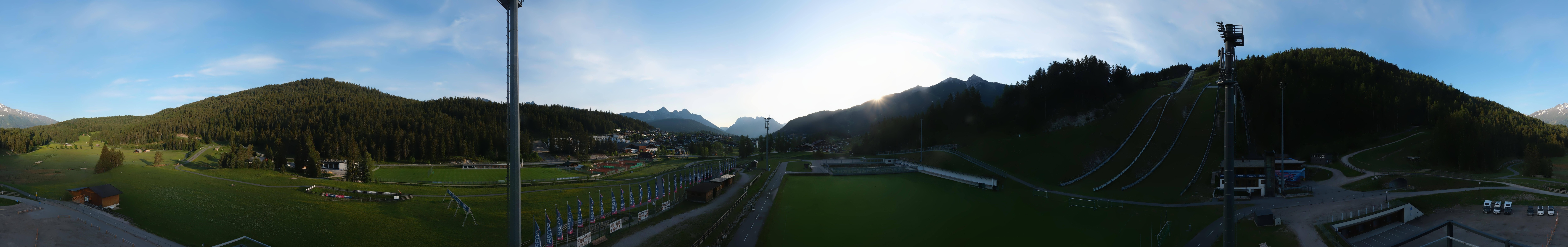 Archiv Foto Webcam Seefeld: Rundblick Casino Arena