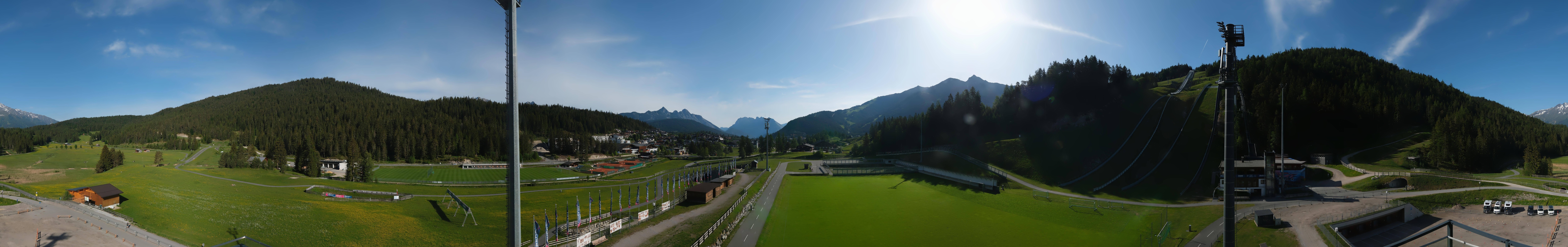 Archiv Foto Webcam Seefeld: Rundblick Casino Arena