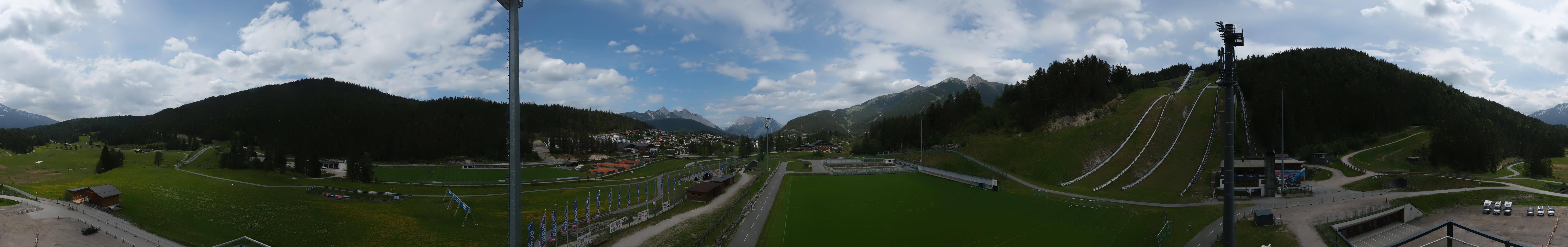 Archiv Foto Webcam Seefeld: Rundblick Casino Arena