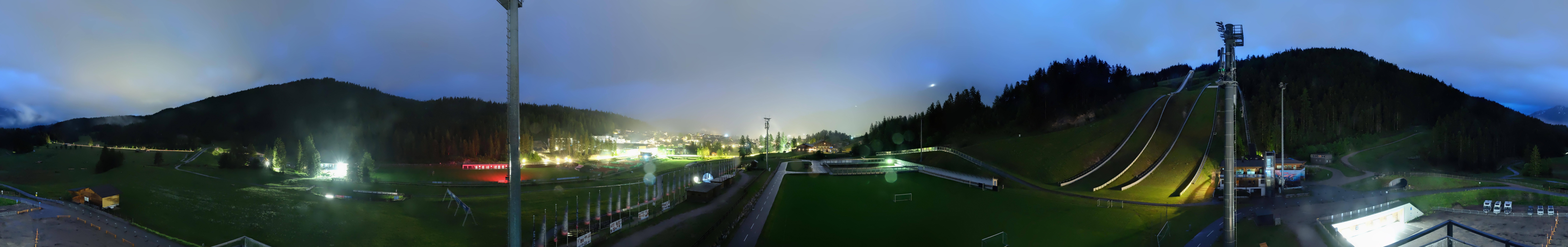 Archiv Foto Webcam Seefeld: Rundblick Casino Arena