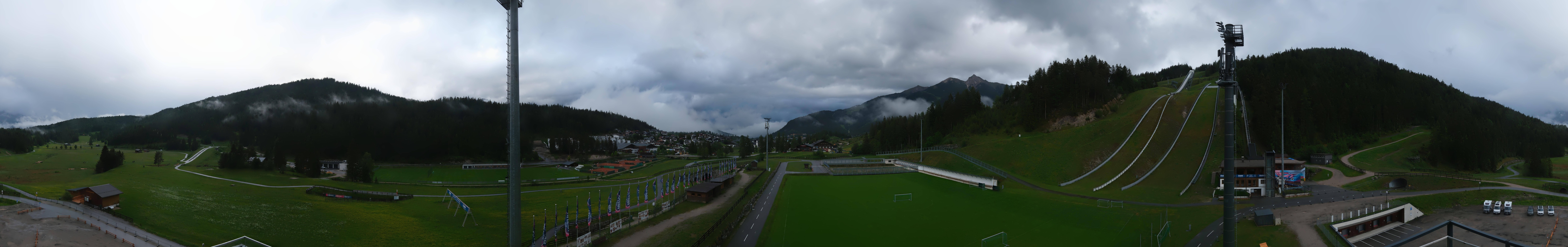 Archiv Foto Webcam Seefeld: Rundblick Casino Arena