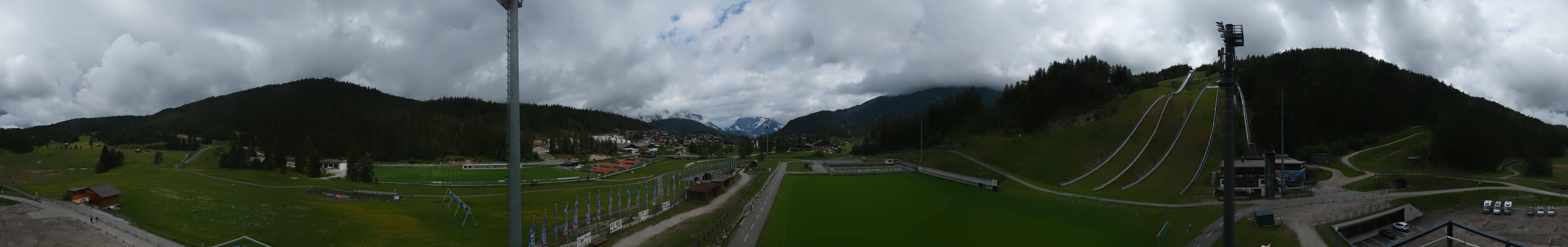 Archiv Foto Webcam Seefeld: Rundblick Casino Arena