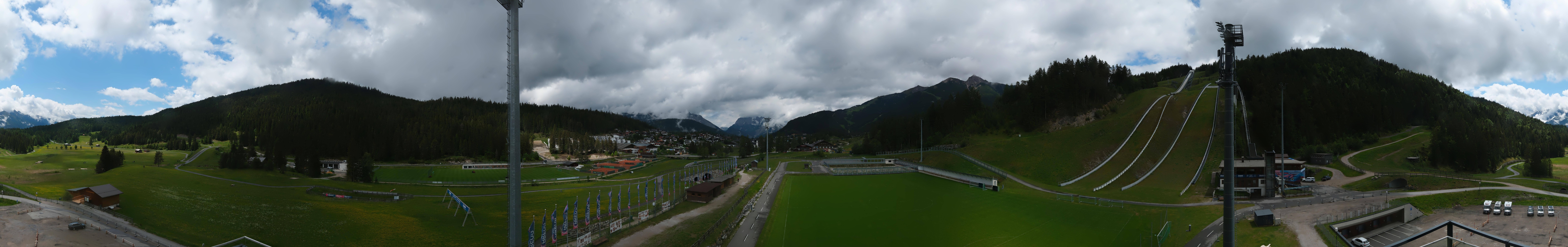 Archiv Foto Webcam Seefeld: Rundblick Casino Arena