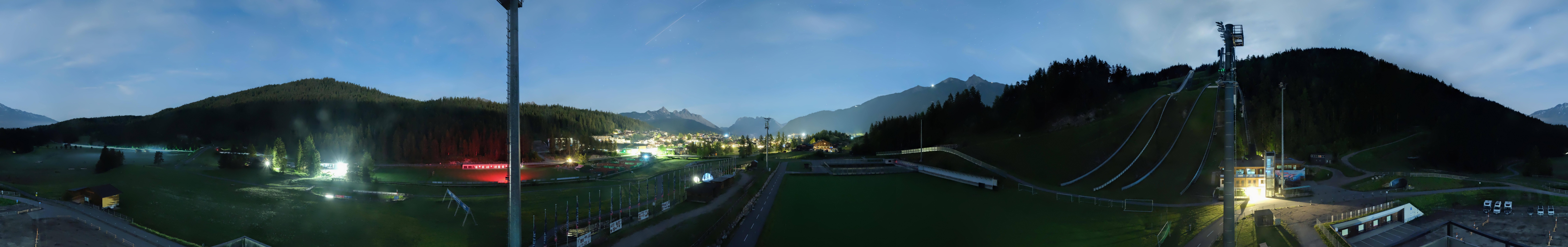 Archiv Foto Webcam Seefeld: Rundblick Casino Arena