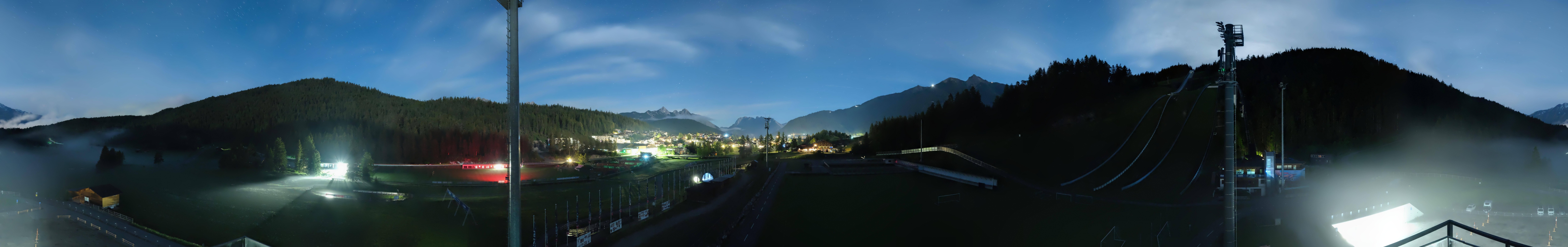 Archiv Foto Webcam Seefeld: Rundblick Casino Arena
